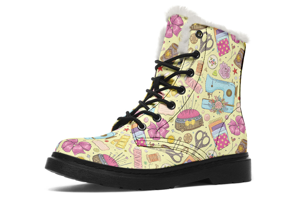 Sew What Faux Fur Boots