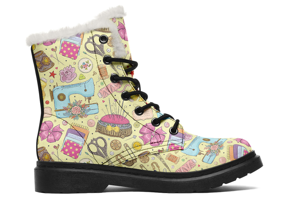 Sew What Faux Fur Boots