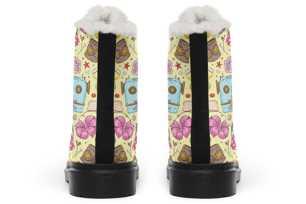 Sew What Faux Fur Boots