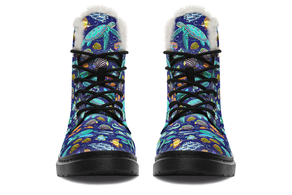 Turtle Tide Faux Fur Boots