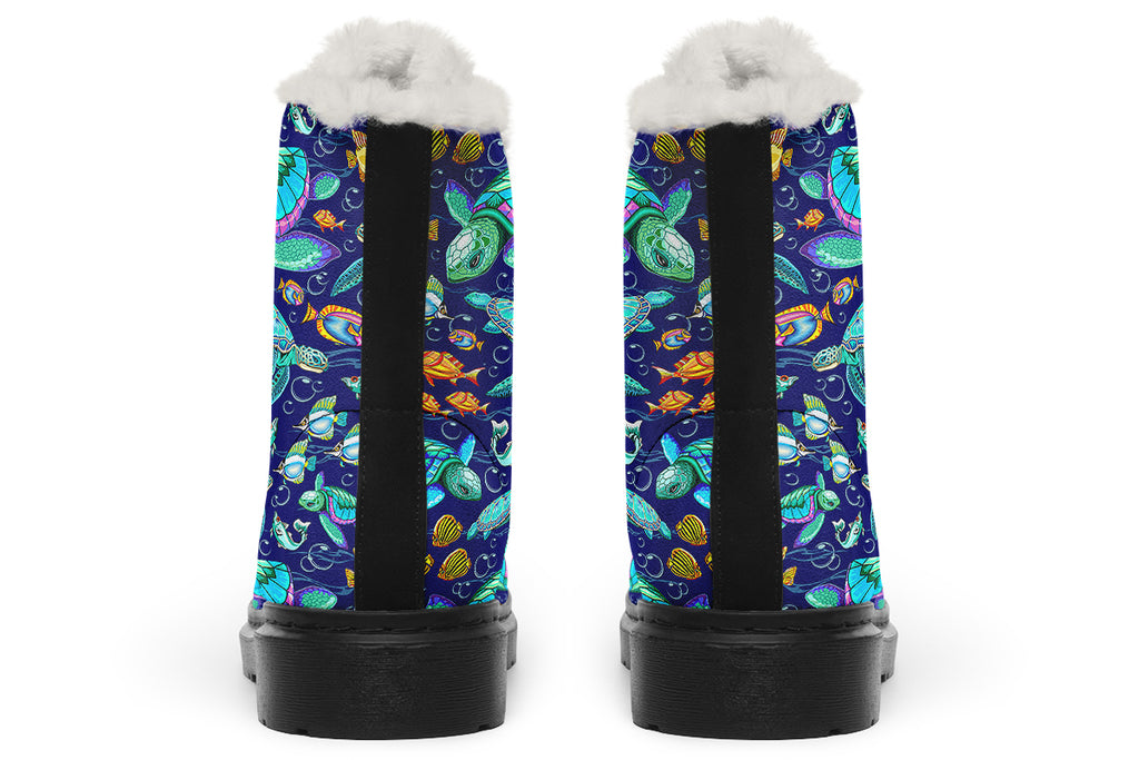 Turtle Tide Faux Fur Boots