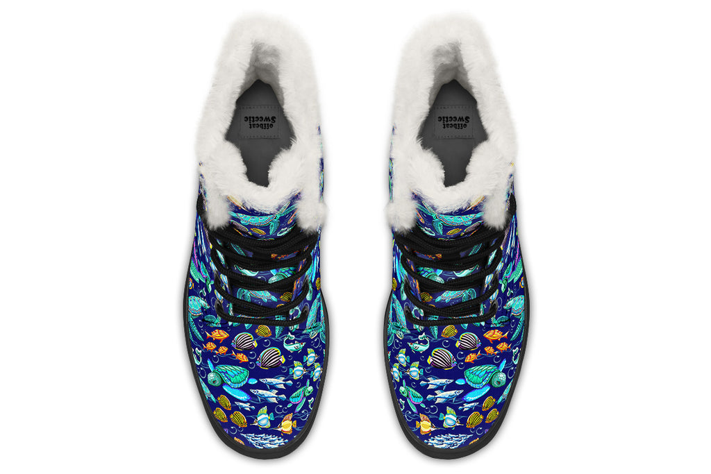 Turtle Tide Faux Fur Boots