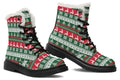 Ugly Christmas Faux Fur Boots - Offbeat Sweetie
