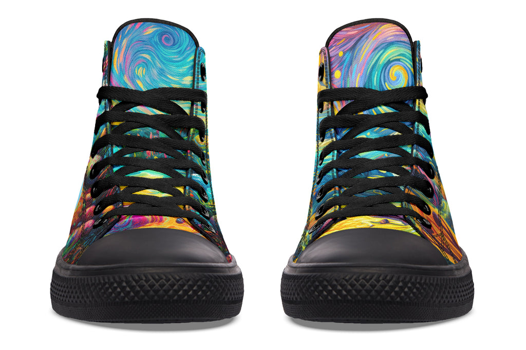 Adorable Axolotls High Tops - Offbeat Sweetie