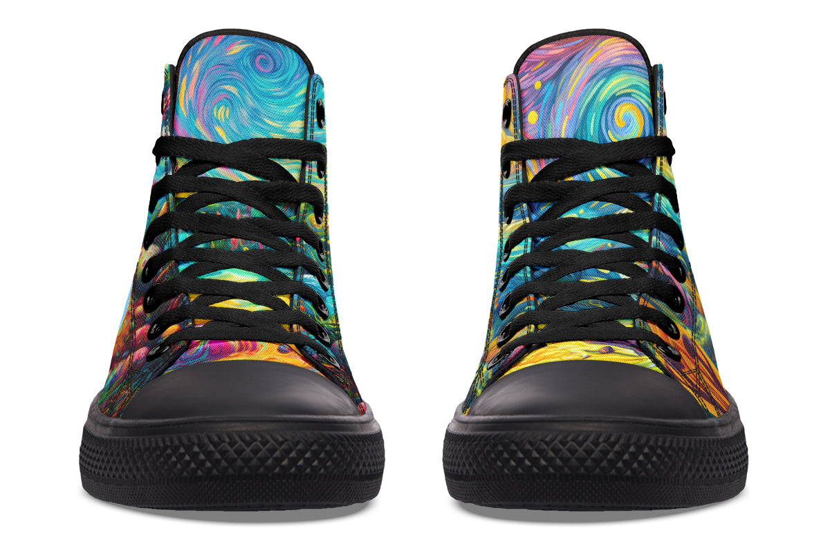 Adorable Axolotls High Tops - Offbeat Sweetie