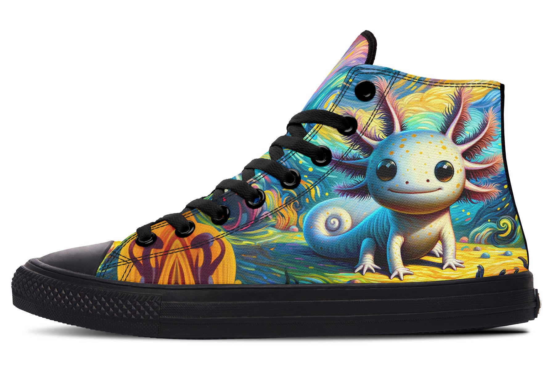 Adorable Axolotls High Tops - Offbeat Sweetie