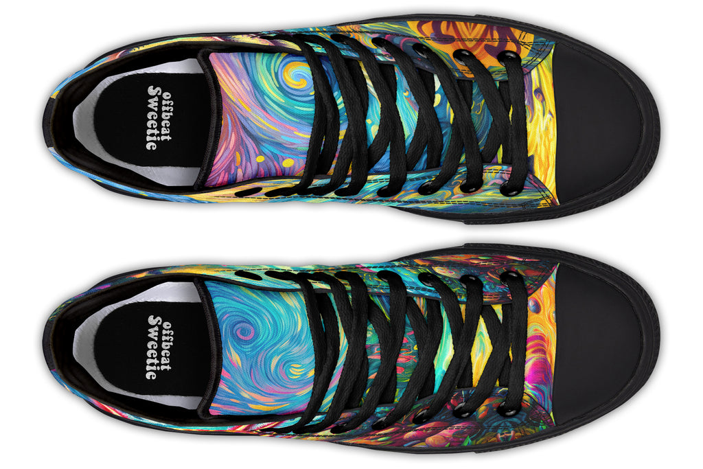 Adorable Axolotls High Tops - Offbeat Sweetie