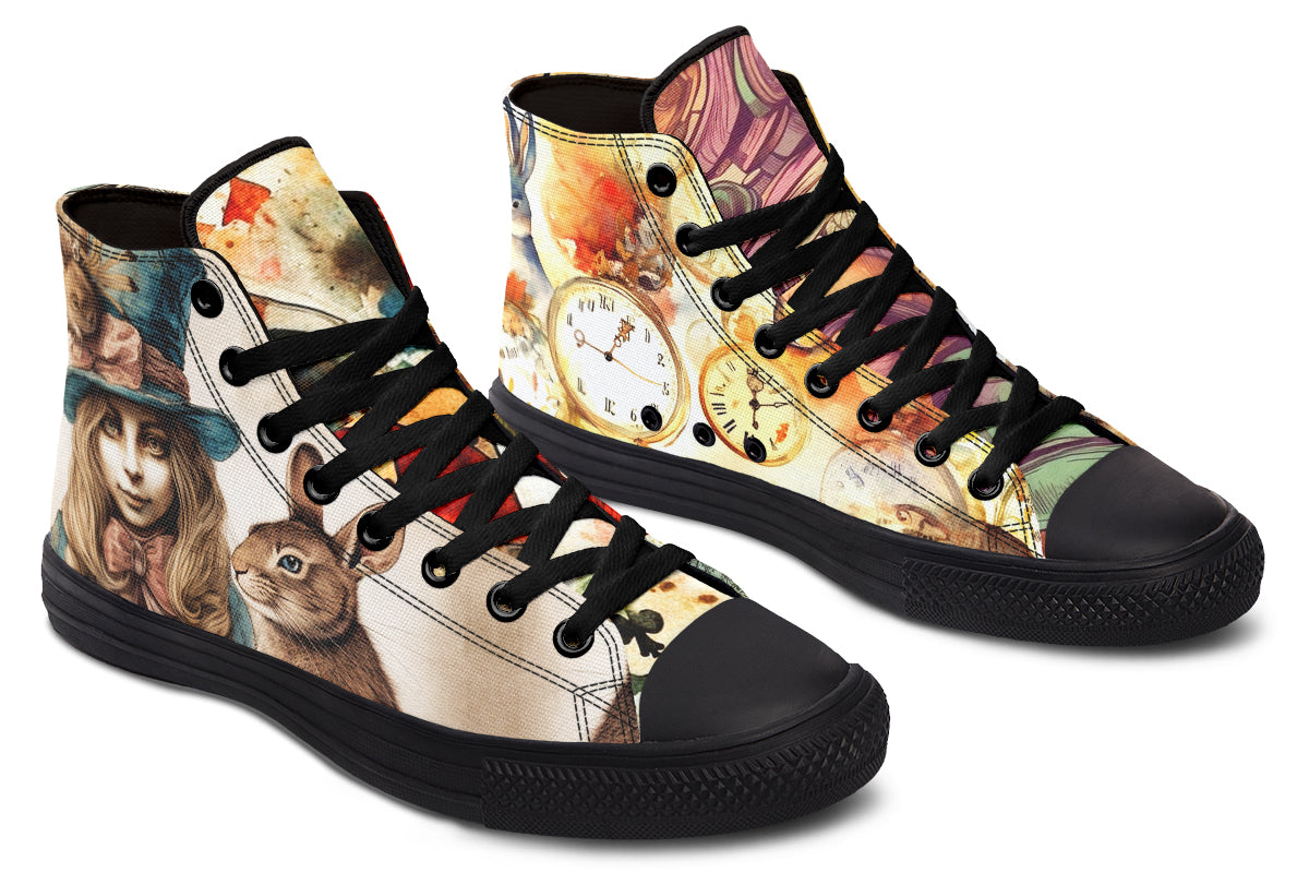 All Mad Here High Tops (Wide)