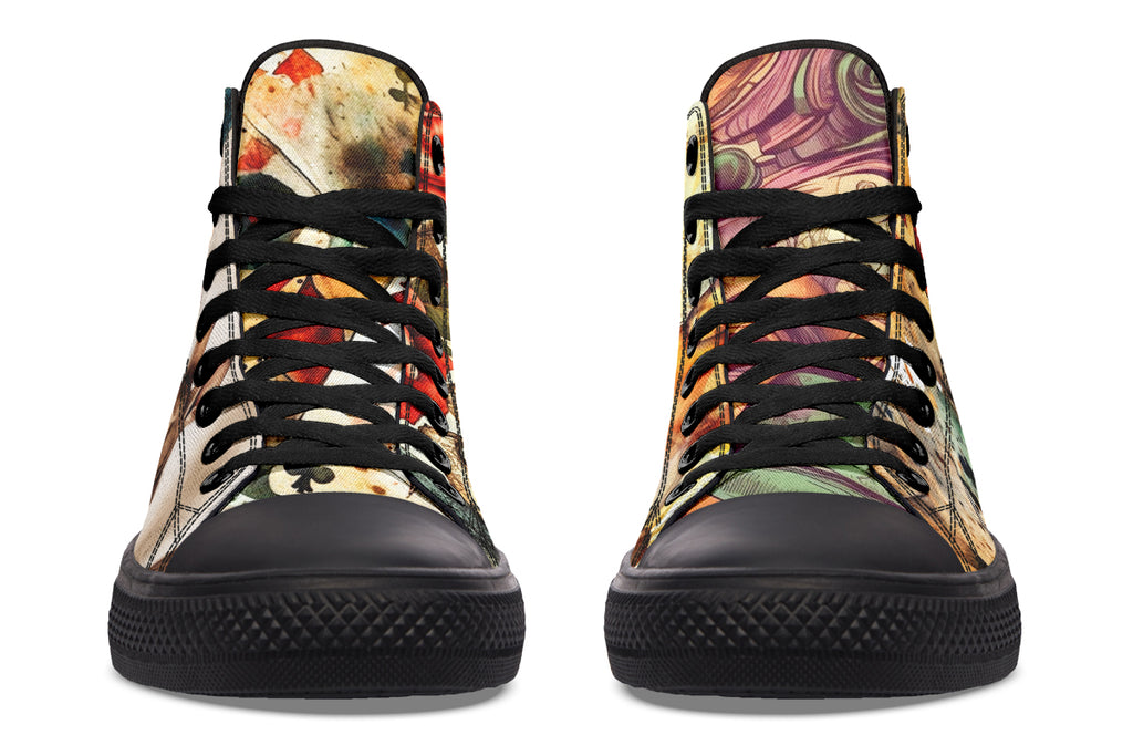 All Mad Here High Tops - Offbeat Sweetie