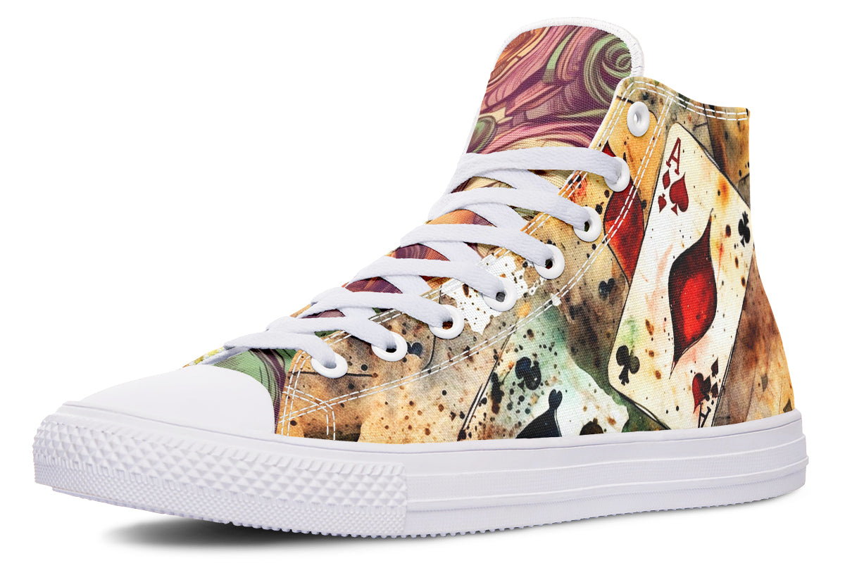 All Mad Here High Tops - Offbeat Sweetie