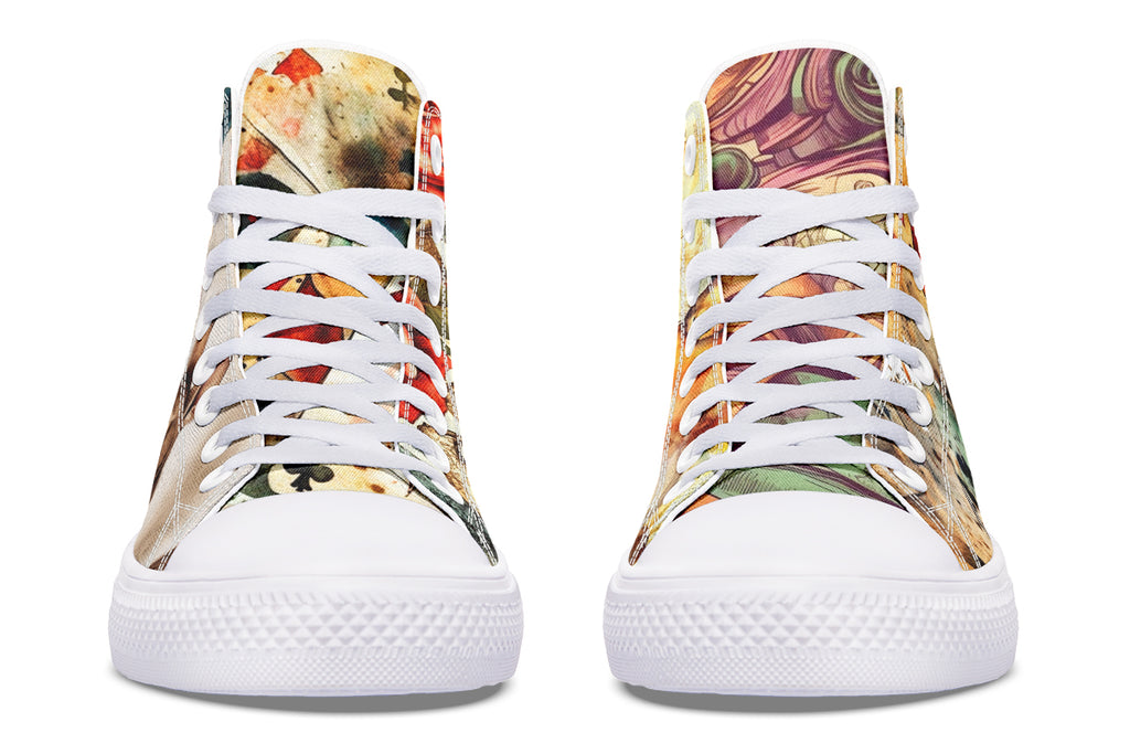 All Mad Here High Tops - Offbeat Sweetie
