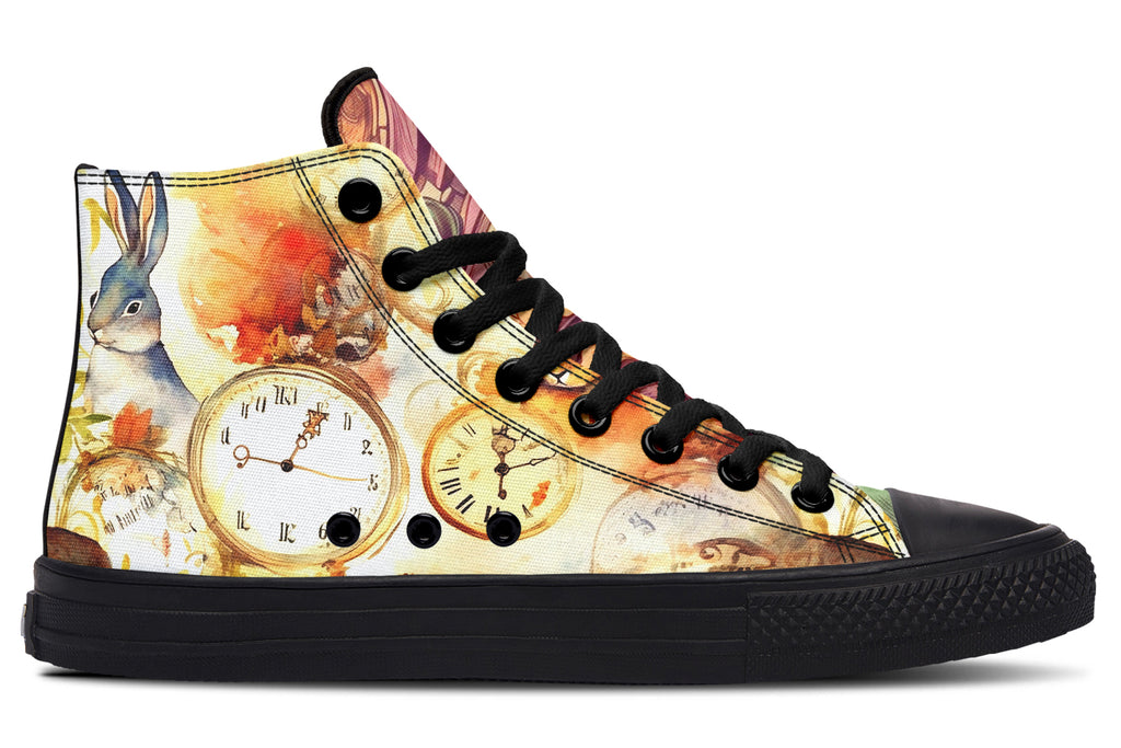 All Mad Here High Tops - Offbeat Sweetie
