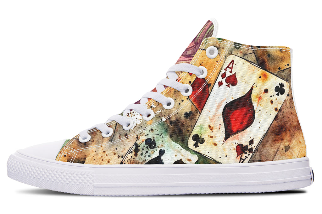 All Mad Here High Tops - Offbeat Sweetie