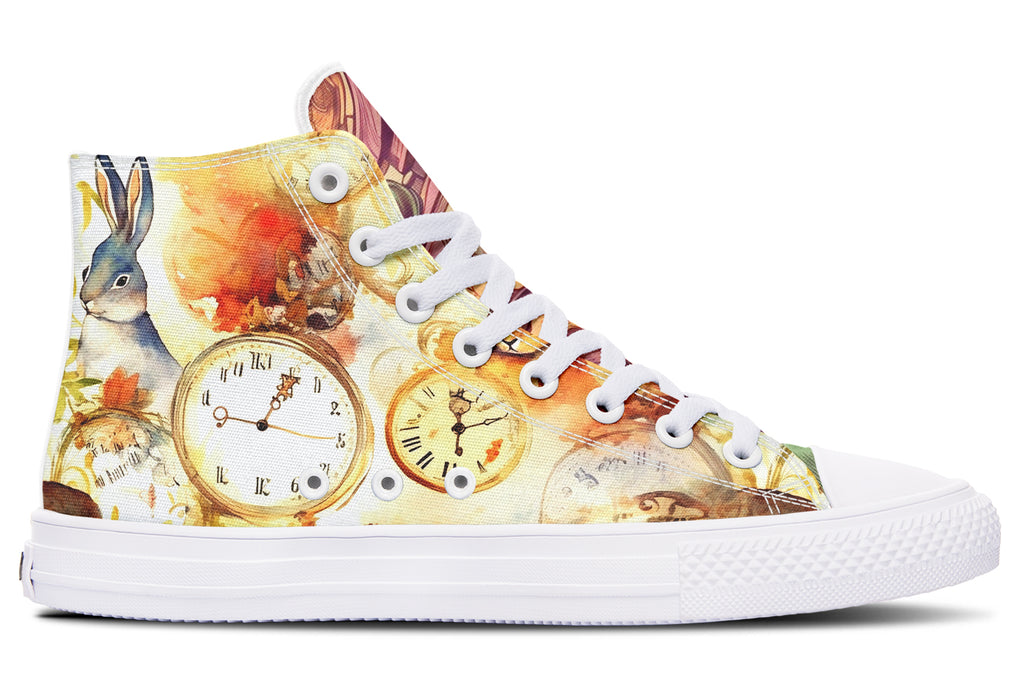 All Mad Here High Tops - Offbeat Sweetie