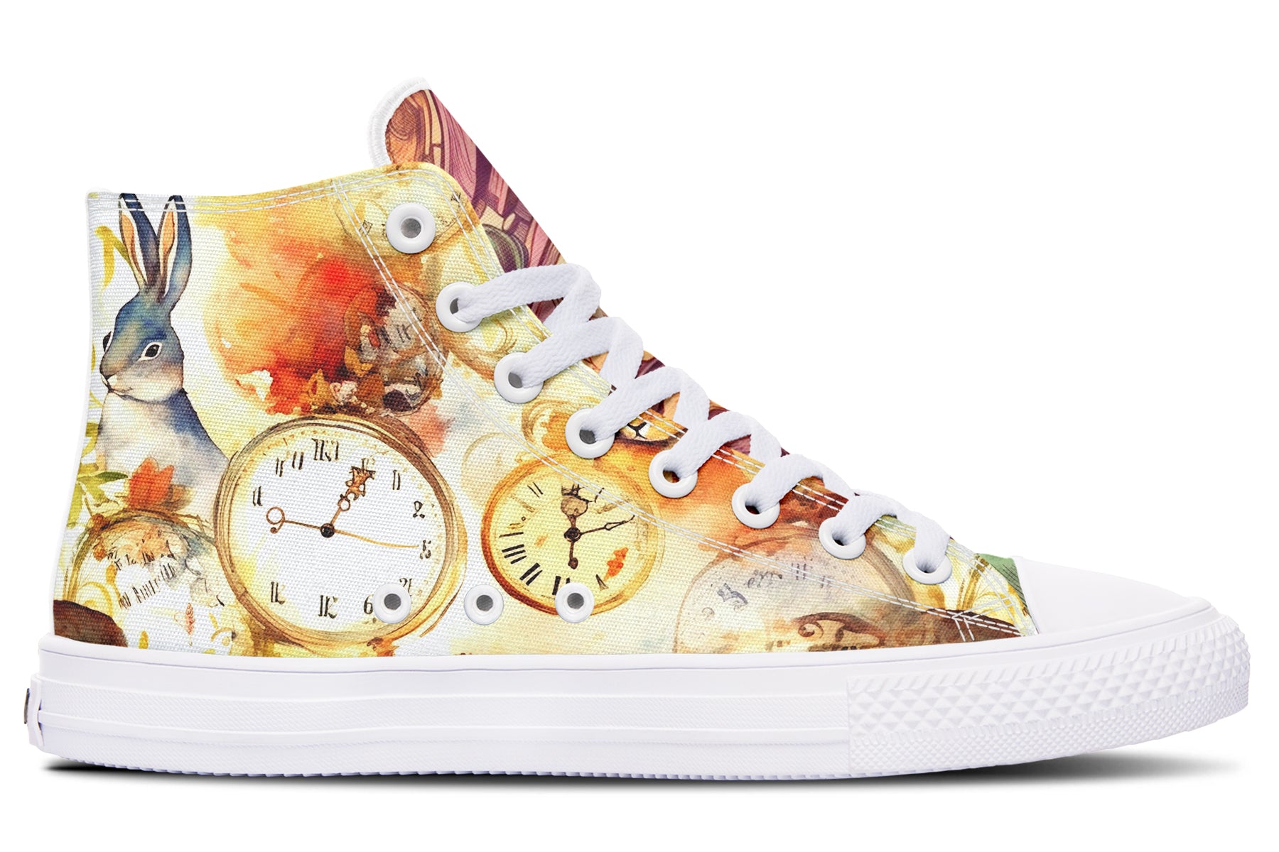 All Mad Here High Tops - Offbeat Sweetie