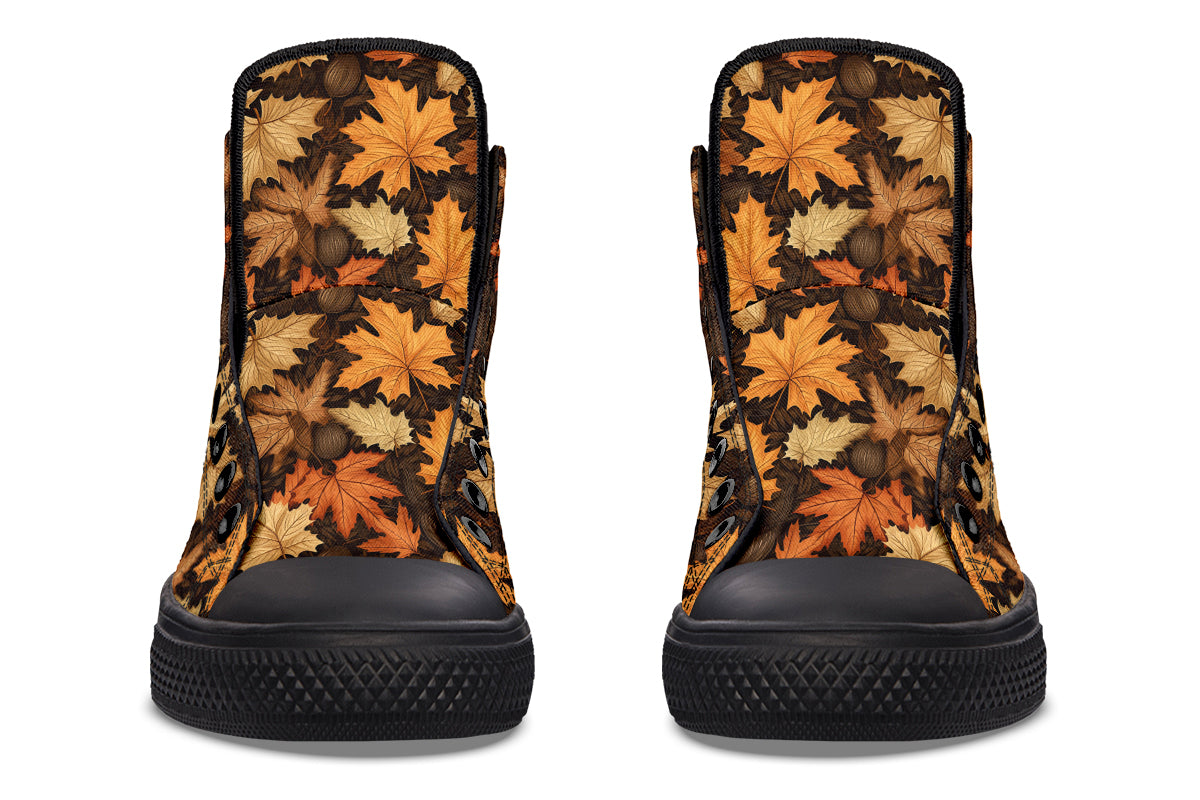 Autumn Leaves High Tops (Wide)