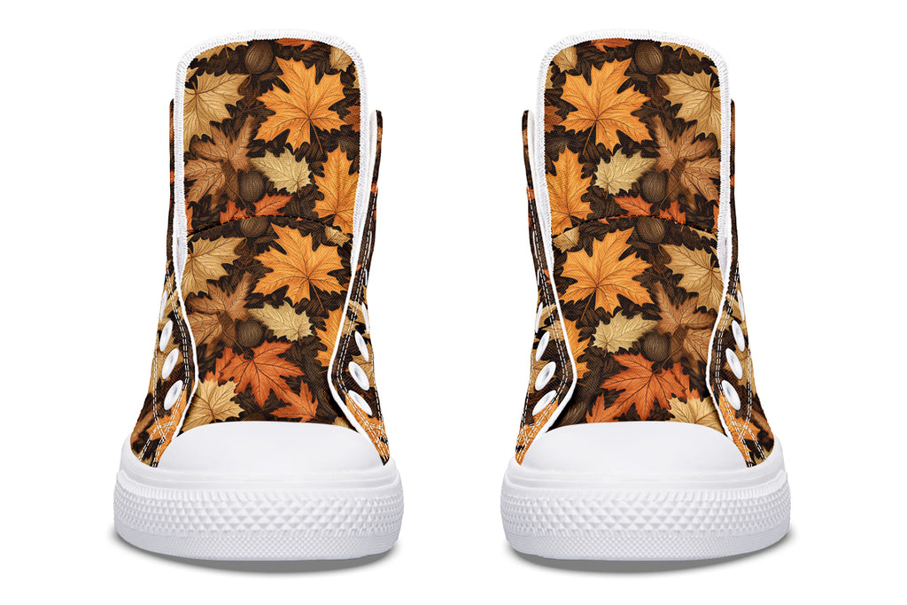 Autumn Leaves High Tops (Wide)