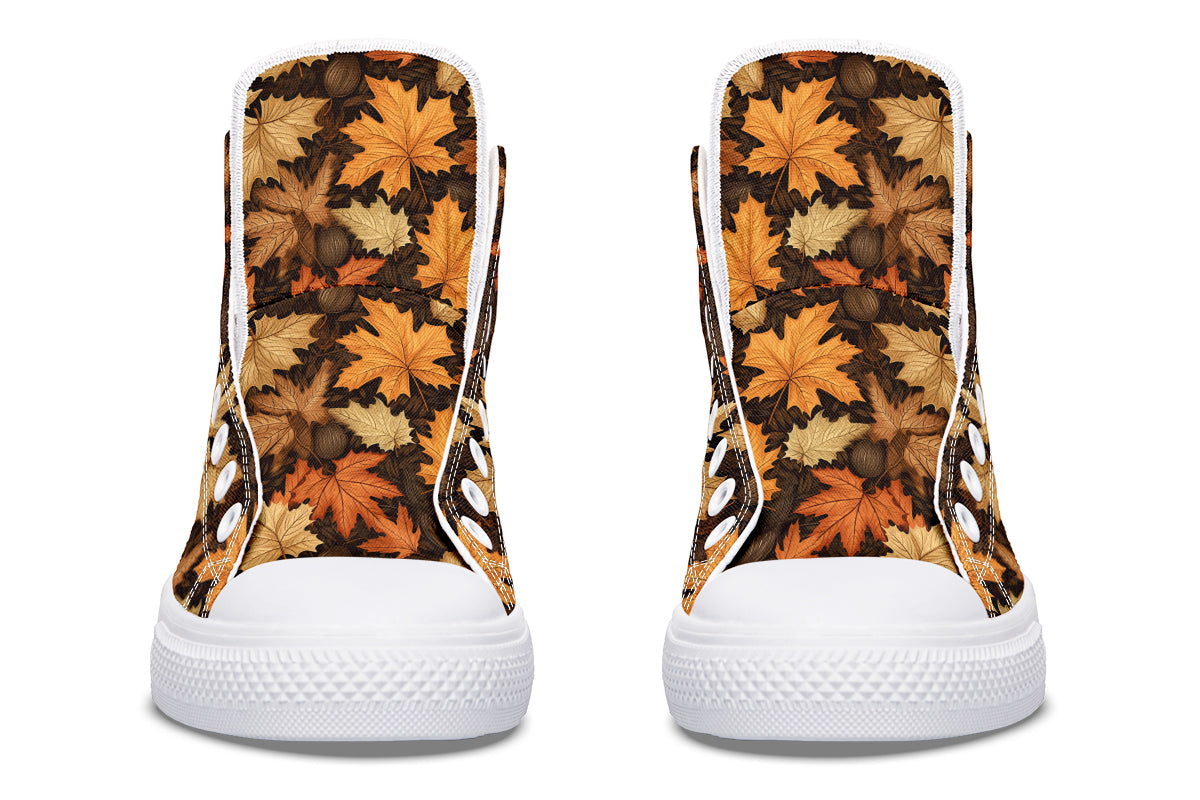 Autumn Leaves High Tops (Wide)