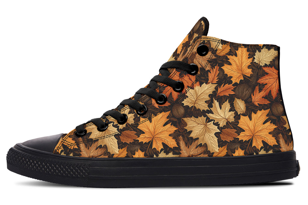 Autumn Leaves High Tops (Wide)