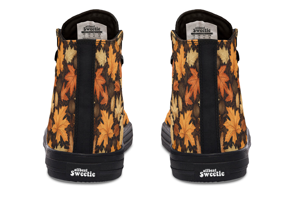 Autumn Leaves High Tops (Wide)