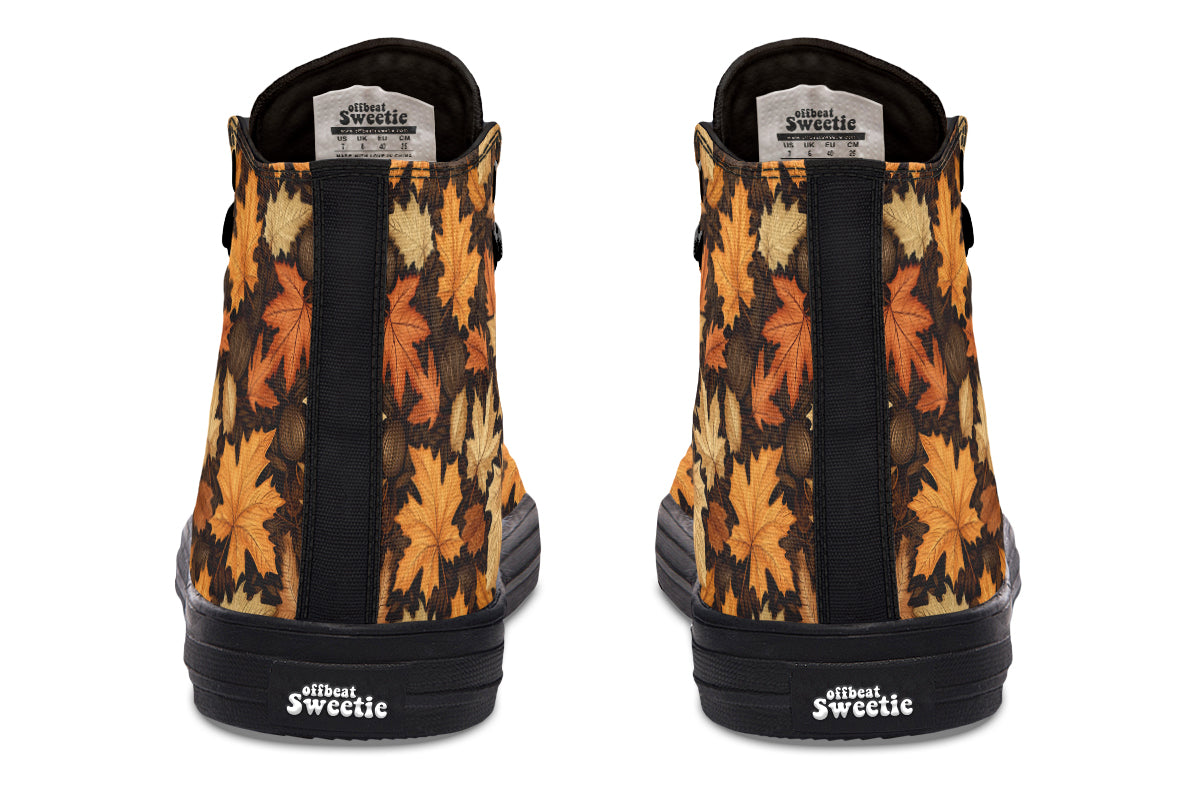Autumn Leaves High Tops (Wide)
