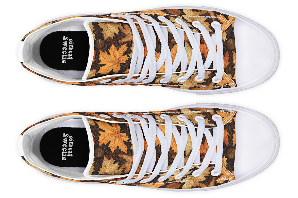 Autumn Leaves High Tops (Wide)