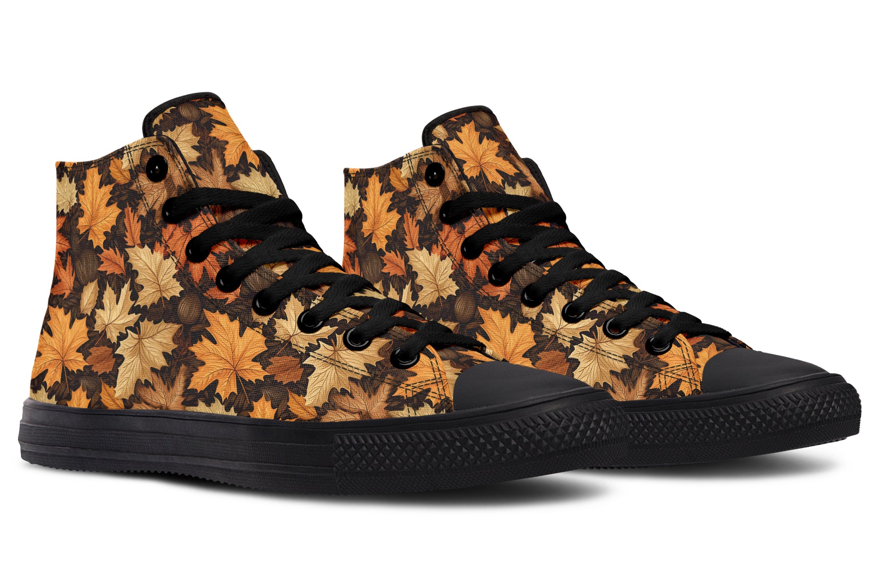 Autumn Leaves High Tops - Offbeat Sweetie