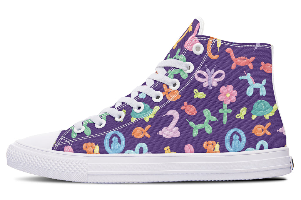 Balloon Animals High Tops - Offbeat Sweetie