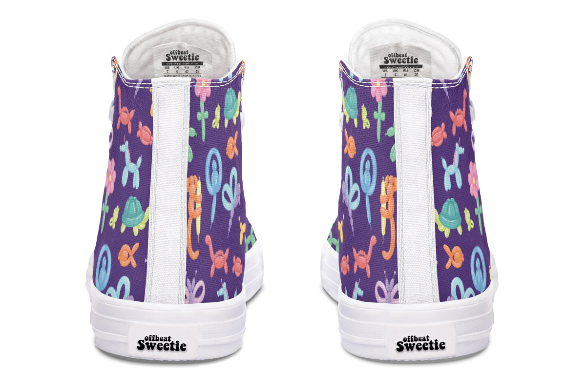 Balloon Animals High Tops - Offbeat Sweetie