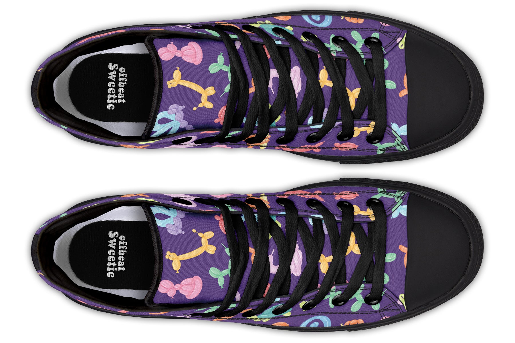 Balloon Animals High Tops - Offbeat Sweetie