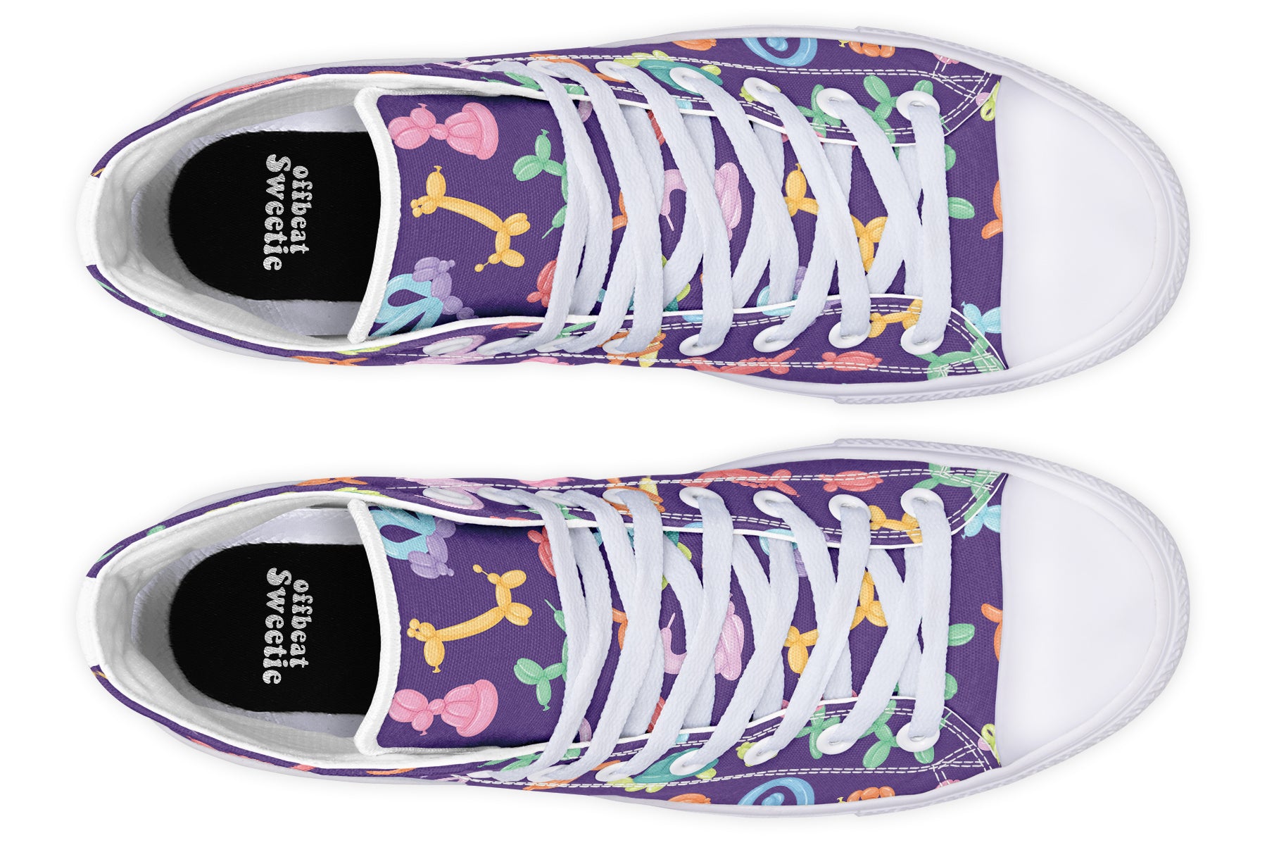 Balloon Animals High Tops - Offbeat Sweetie