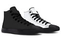 Black and White Mismatch High Tops