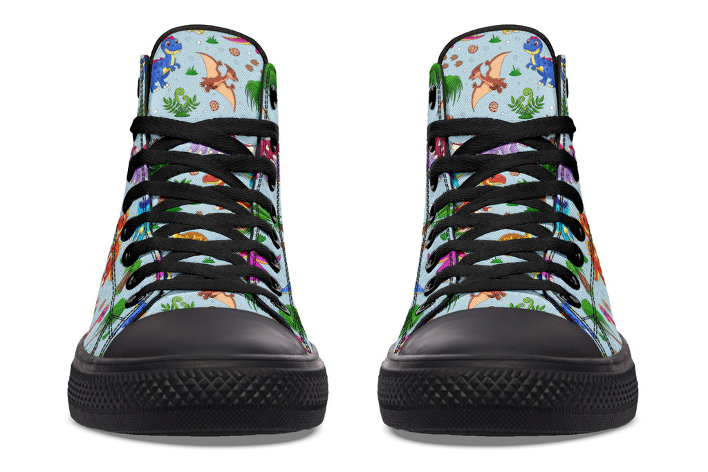 Blue Baby Dinos High Tops - Offbeat Sweetie