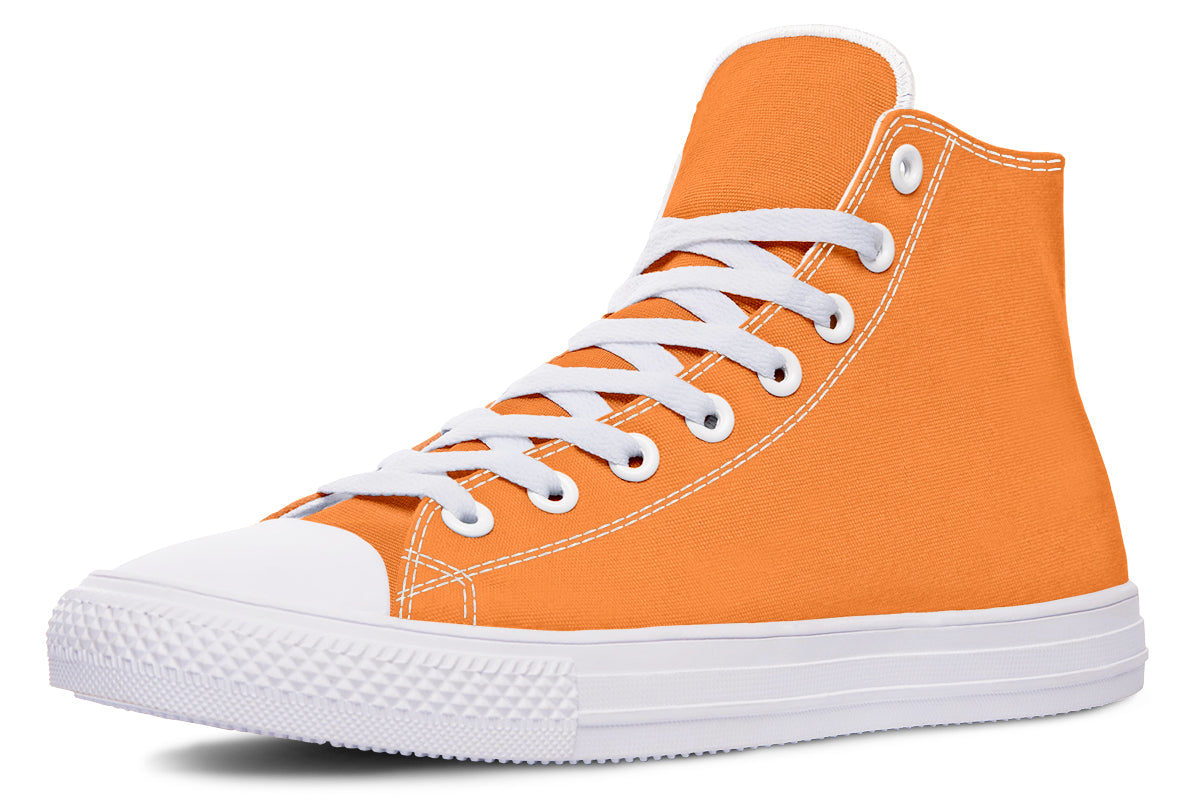 Blue and Orange Mismatch High Tops