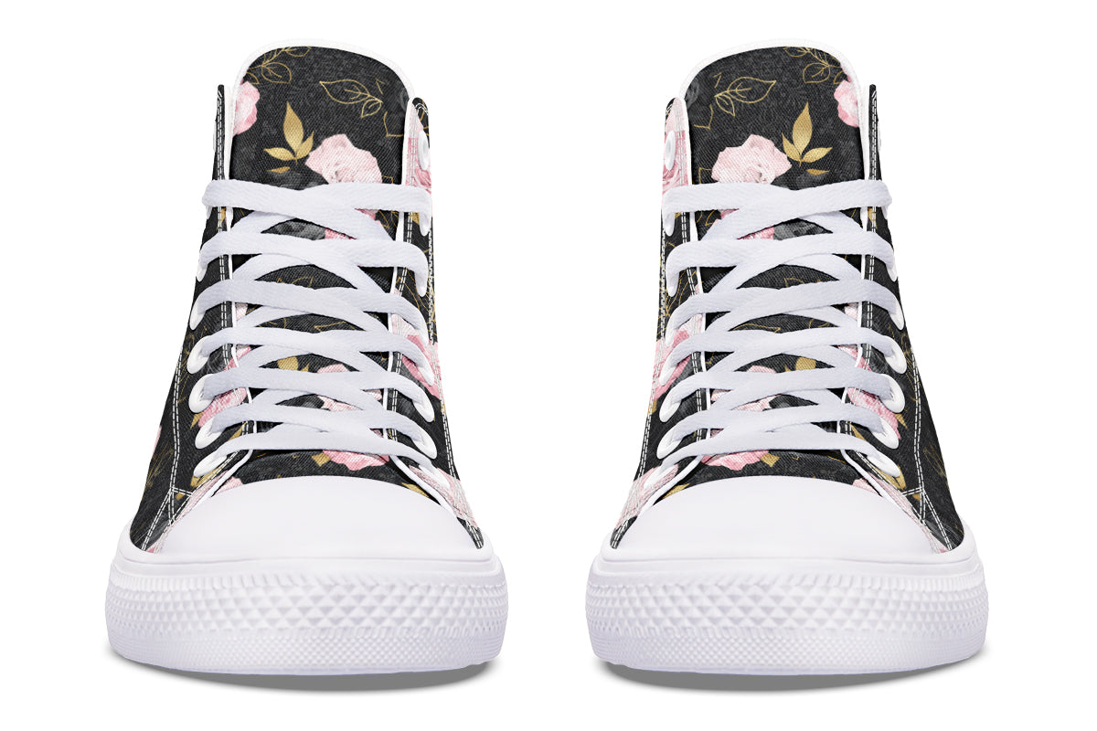 Blush Roses High Tops (Wide)