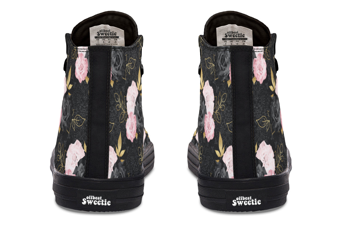 Blush Roses High Tops (Wide)