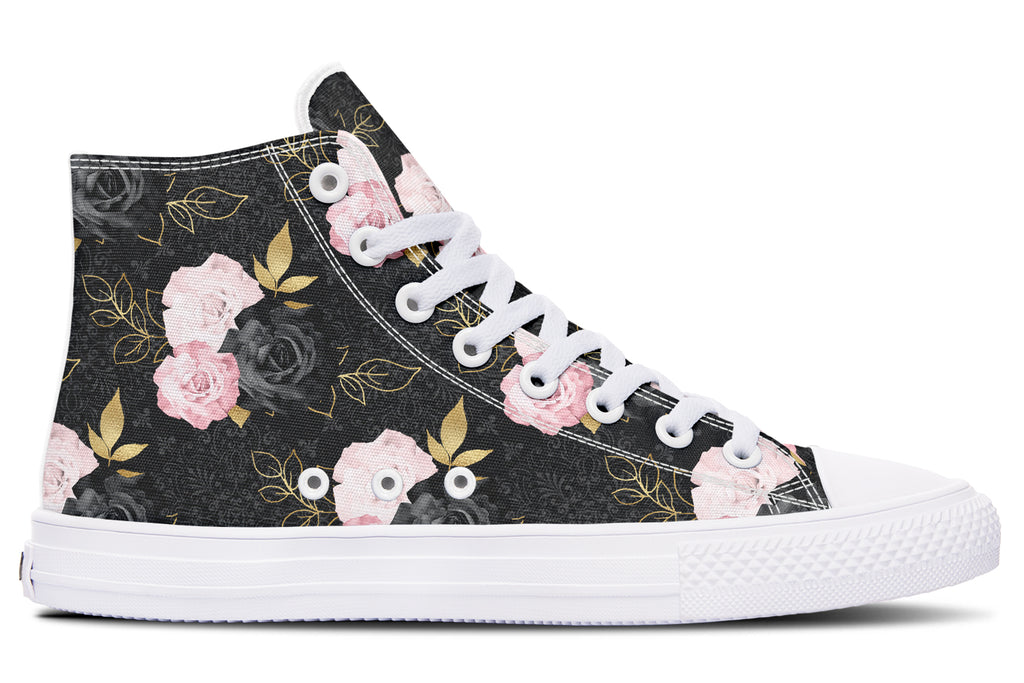 Blush Roses High Tops (Wide)