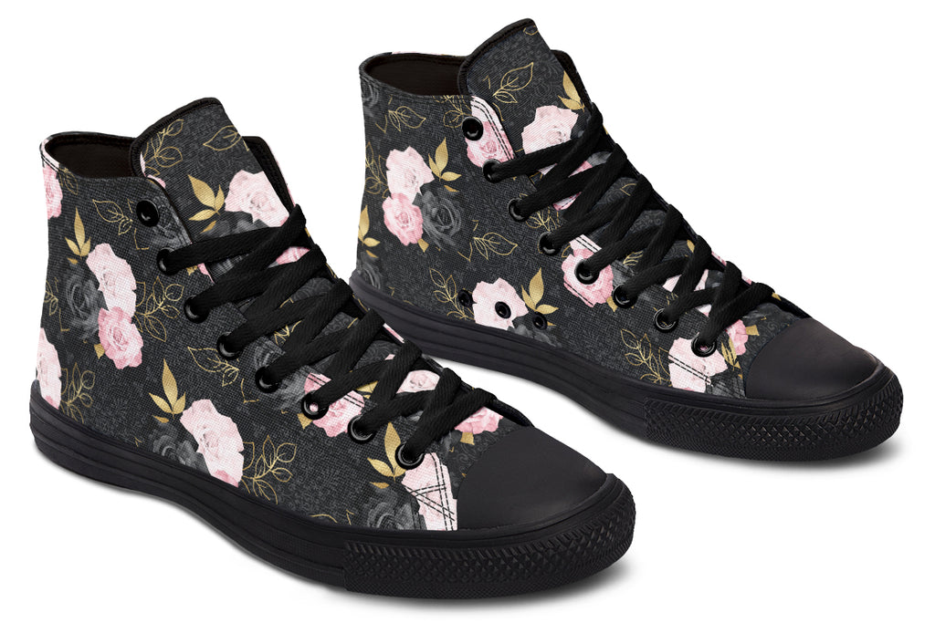 Blush Roses High Tops - Offbeat Sweetie