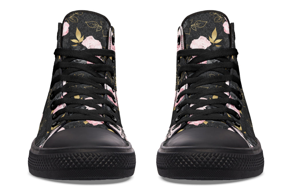 Blush Roses High Tops - Offbeat Sweetie