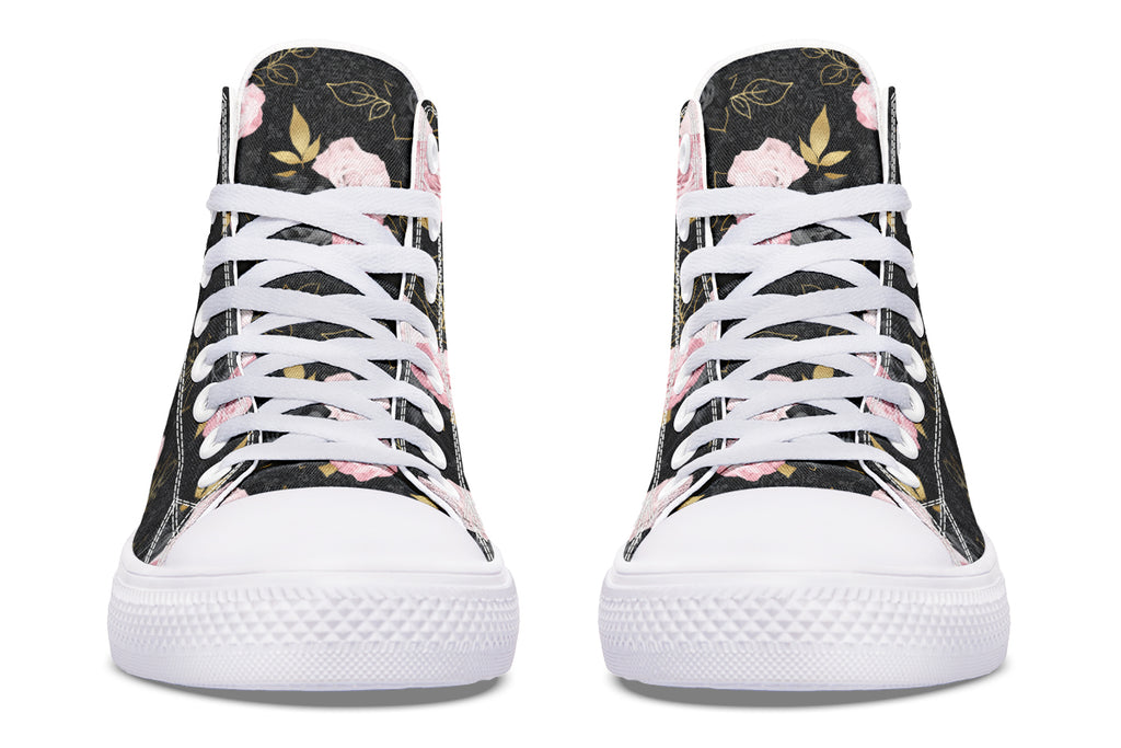 Blush Roses High Tops - Offbeat Sweetie