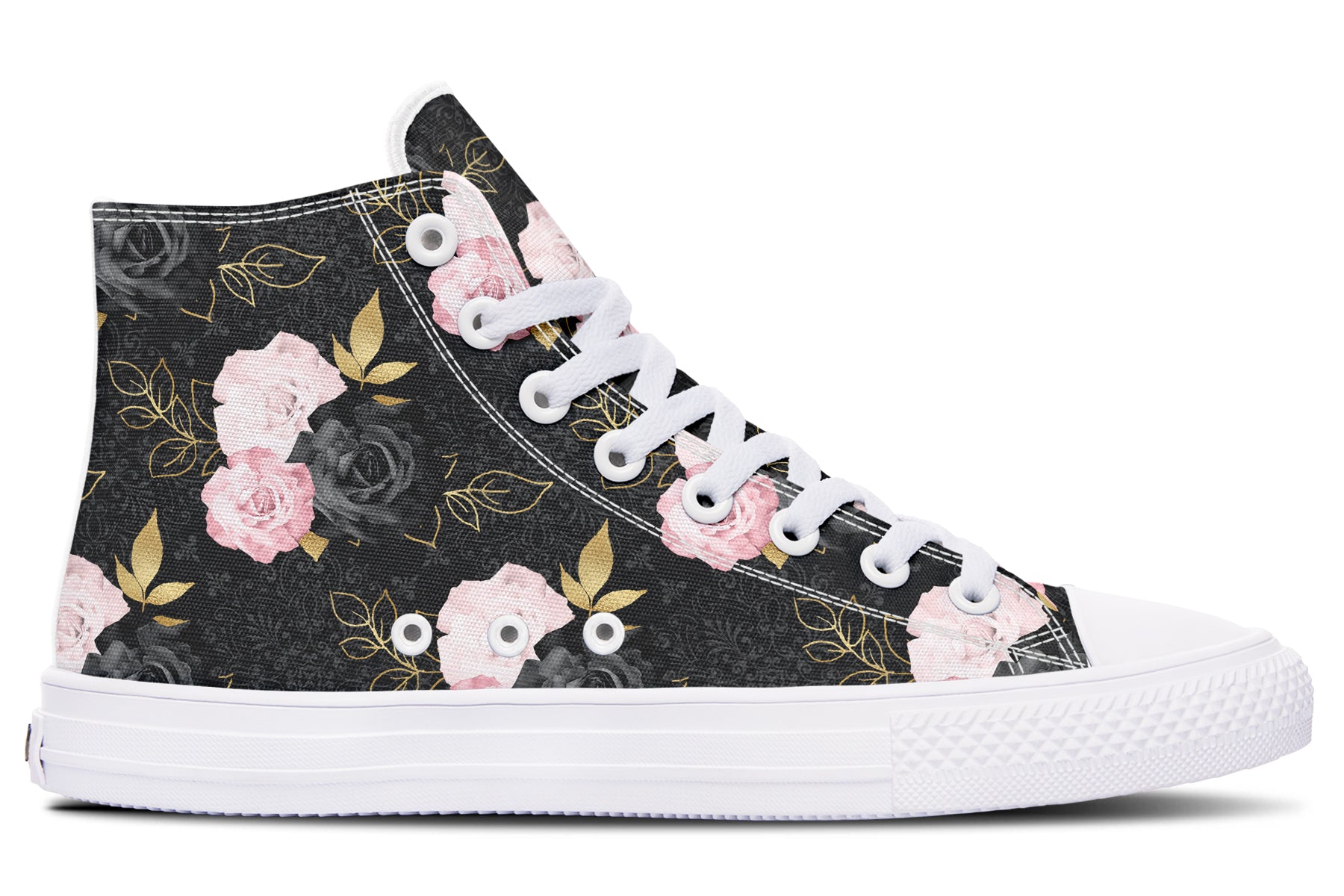 Blush Roses High Tops - Offbeat Sweetie