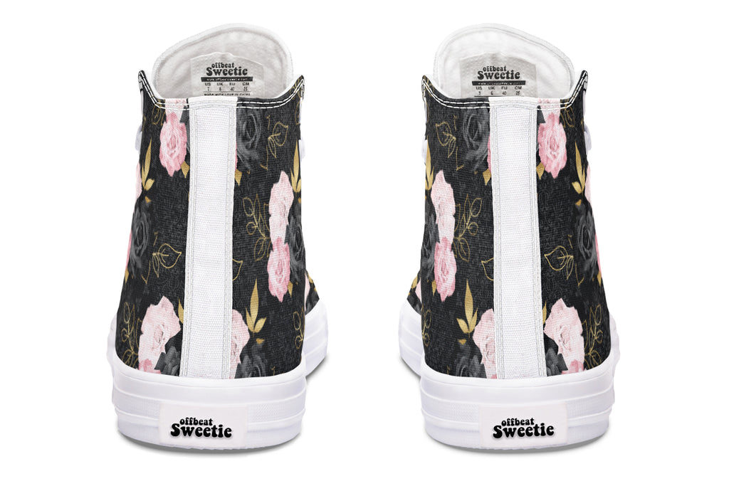 Blush Roses High Tops - Offbeat Sweetie
