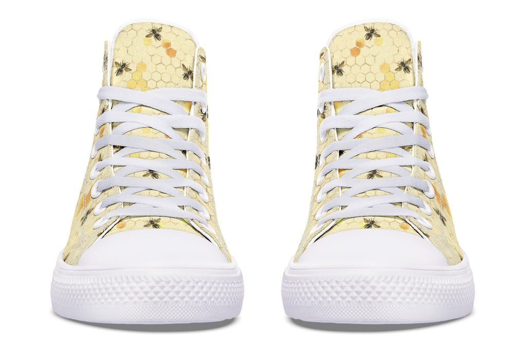 Busy Bees High Tops - Offbeat Sweetie