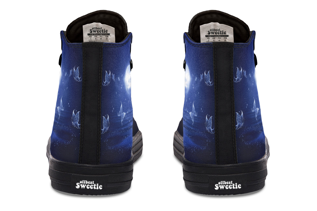 Butterfly Magic High Tops - Offbeat Sweetie