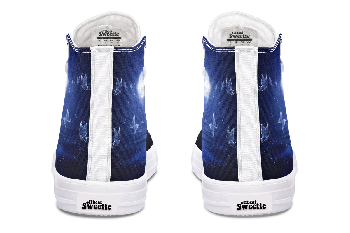 Butterfly Magic High Tops - Offbeat Sweetie