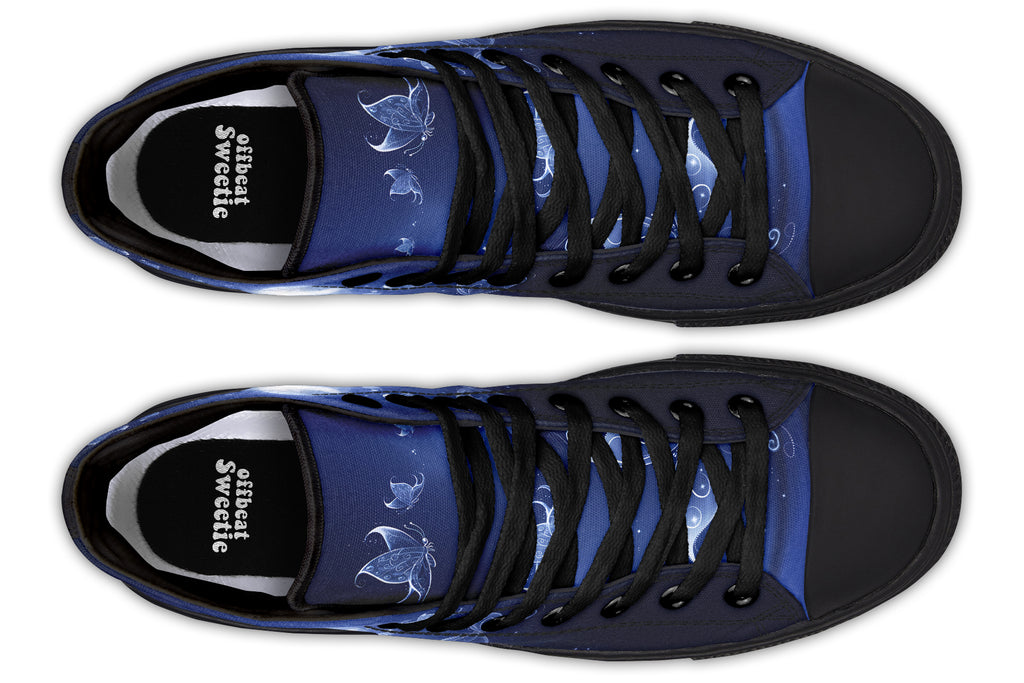 Butterfly Magic High Tops - Offbeat Sweetie