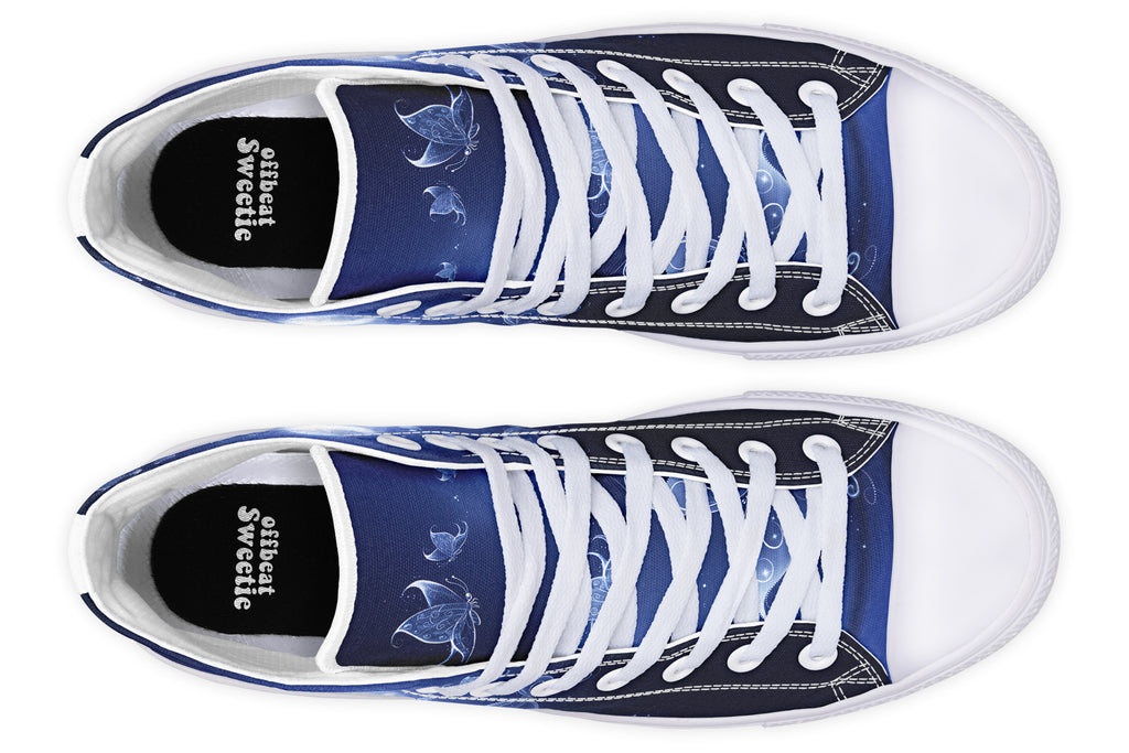 Butterfly Magic High Tops - Offbeat Sweetie