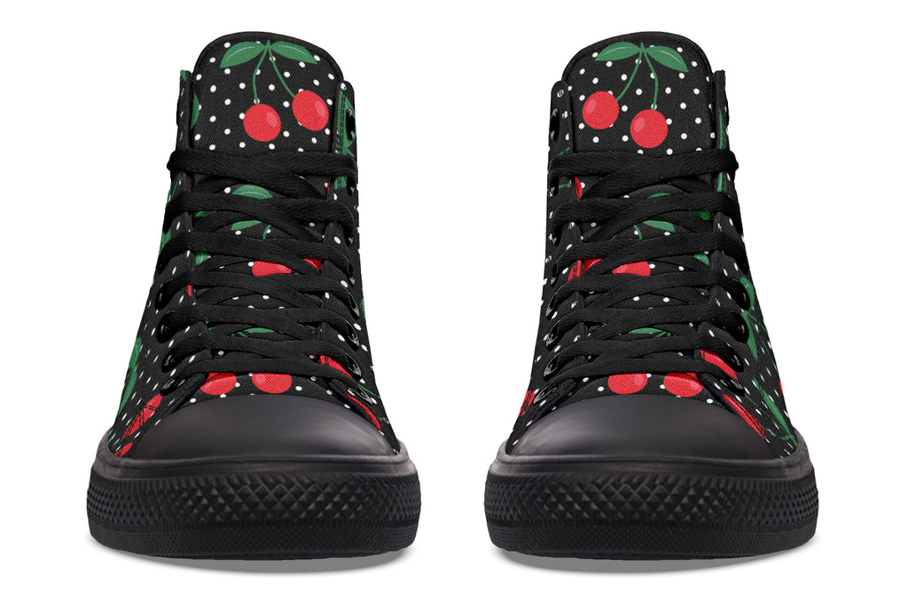 Cherries High Tops - Offbeat Sweetie