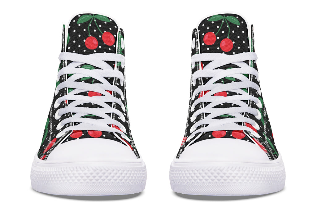 Cherries High Tops - Offbeat Sweetie