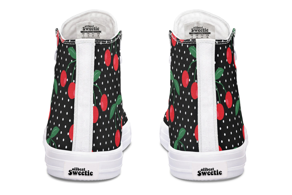 Cherries High Tops - Offbeat Sweetie
